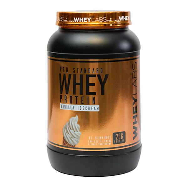 Whey Labs Pro Standard 100% Whey Protein (2 Lbs, Banana Split)