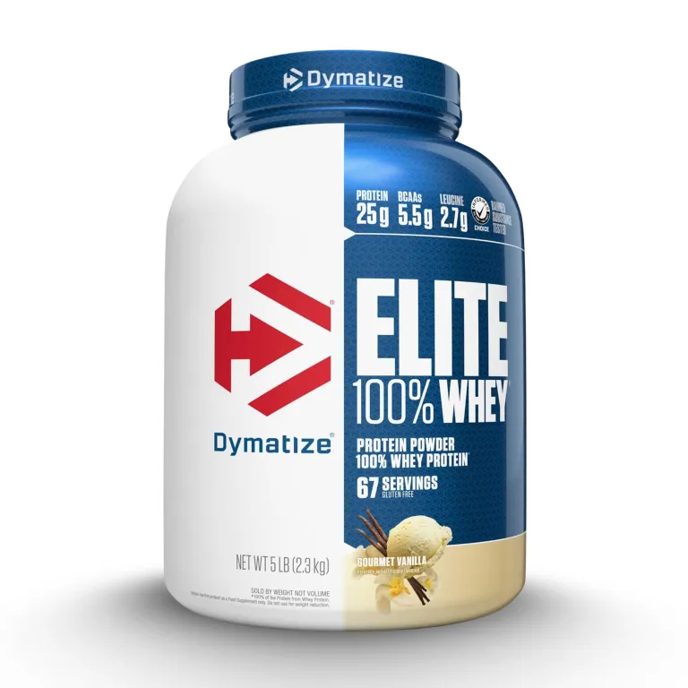 Dymatize ISO 100 Whey Protein Isolate (5 lbs, Gourmet Vanilla)