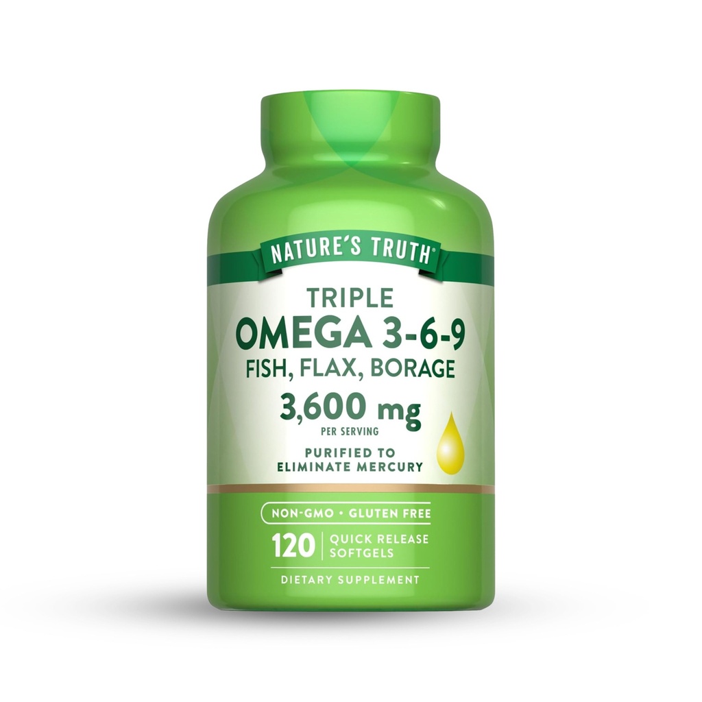 Nature's Truth 3600mg Omega 3-6-9